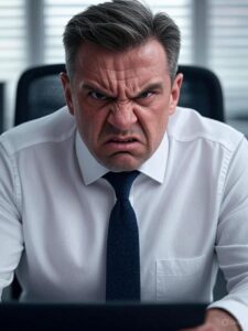 Rabia contenida o agresividad reprimida en lo laboral y cotidiano