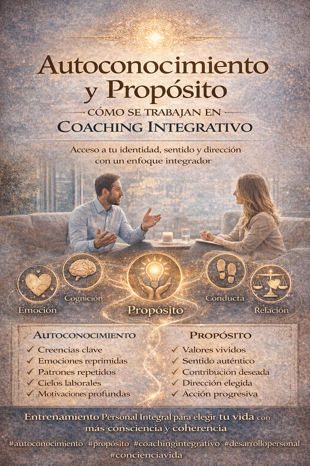Autoconocimiento y propósito: cómo se trabajan en coaching integrativo