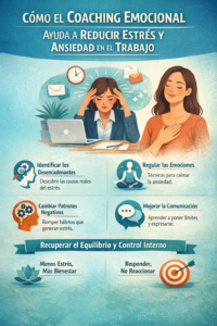 Cómo el coaching emocional ayuda a reducir estrés y ansiedad en el trabajo