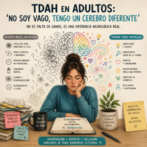 TDAH en adultos: 'no soy vago, tengo un cerebro diferente'