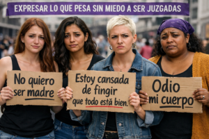 Expresar lo que pesa sin miedo a ser juzgadas