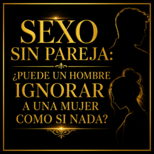 Sexo sin pareja: ¿Puede un hombre ignorar a una mujer como si nada?