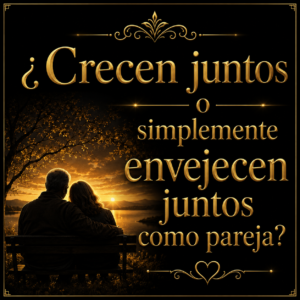 ¿Crecen juntos o simplemente envejecen juntos como pareja?