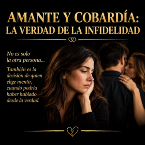 Amante y cobardia: La verdad de la infidelidad