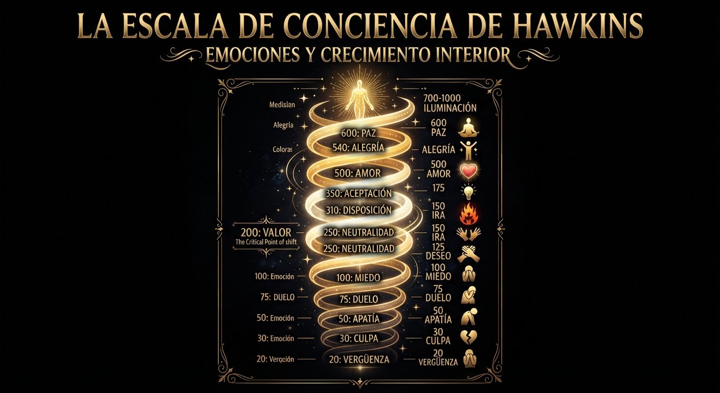 La escala de conciencia de Hawkins: emociones y crecimiento interior